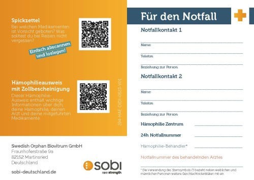 Die Notfallkarte