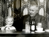 Altes schwarz-weiß Foto von Hans als Kind mit seinem Großvater