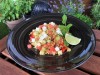 fertiger Bulgur Salat mit Wassermelone, Feta und Minze