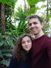 Im Palmenhaus des Botanischen Gartens in Kopenhagen Arni und Freundin im Palmenhaus
